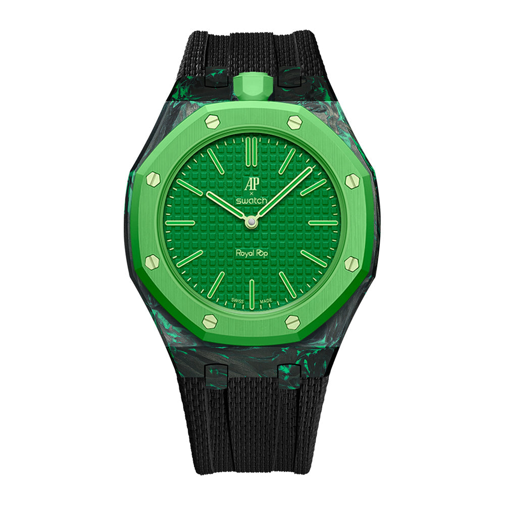 קרבון · Green Eight · ירוק · רצועה שחורה · תמונת קטלוג