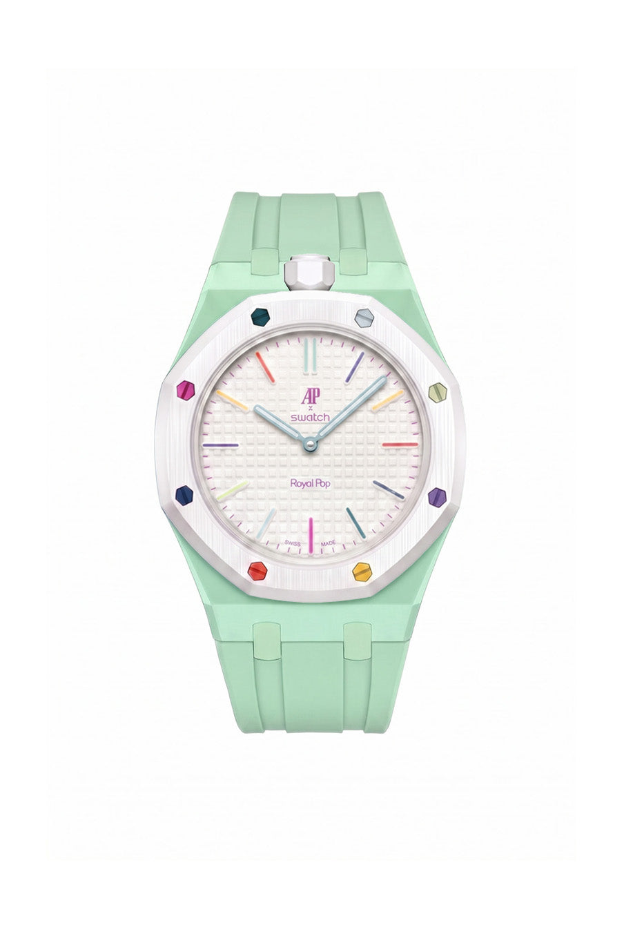 Huit Blanc · pale mint · pale mint · אבזם כסוף