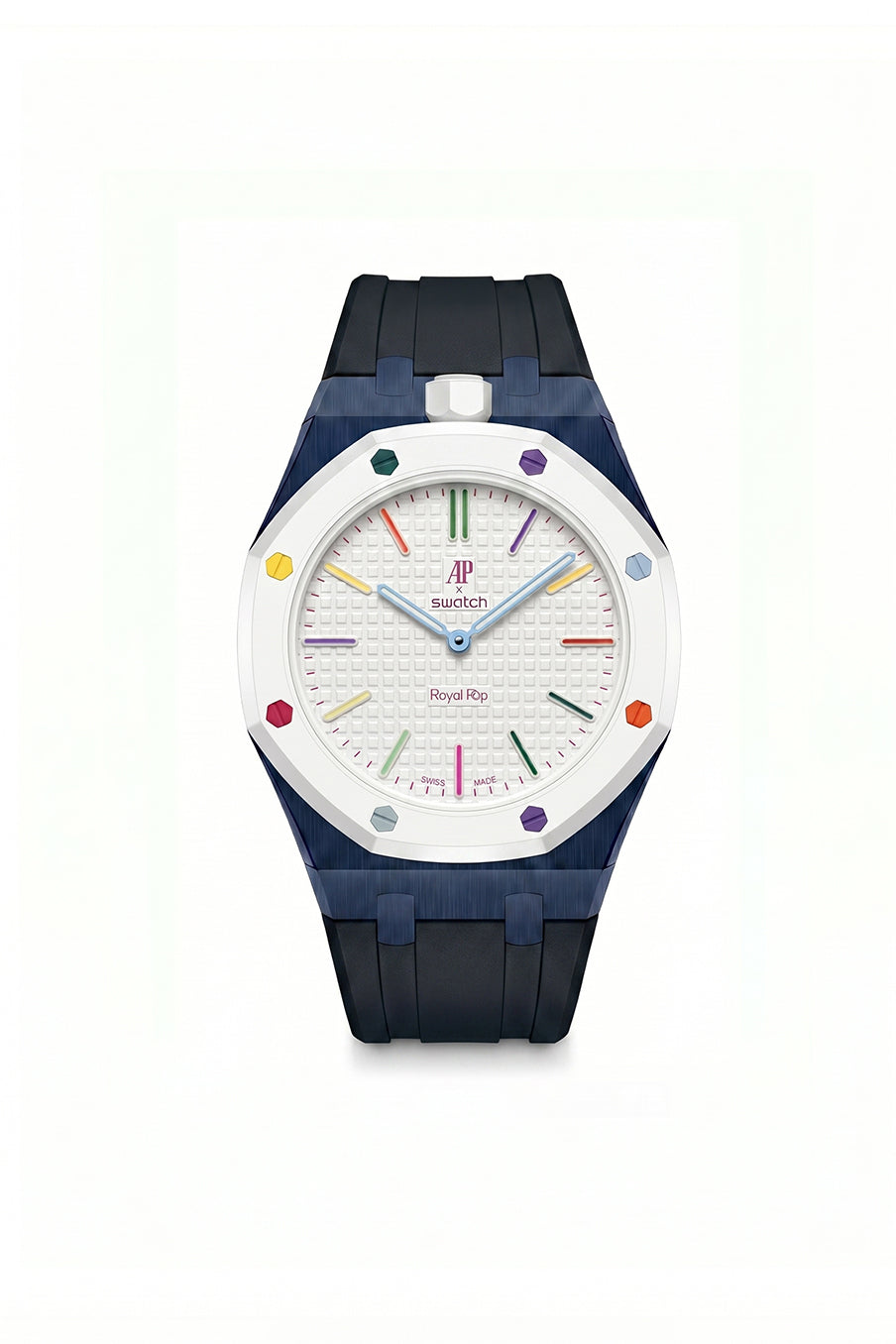 Huit Blanc · dark blue · black · אבזם כסוף