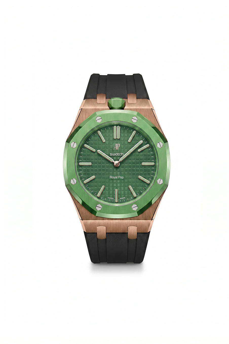 Green Eight · champagne bronze · black · אבזם כסוף